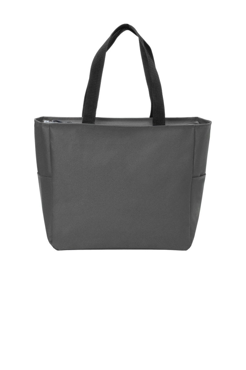Port Authority ® Essential Zip Tote. BG410 - Port Authority BG410 Dark Charcoal OSFA Tote Bags