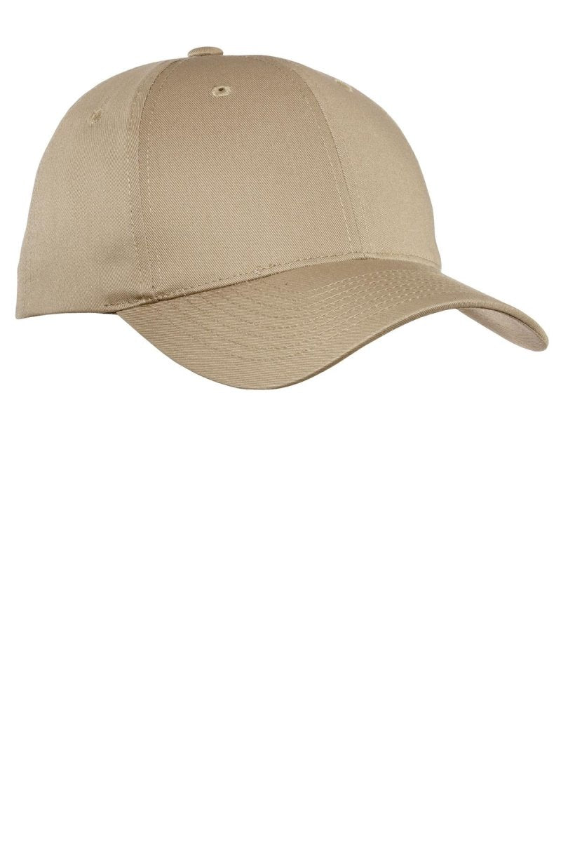 Port Authority ® Fine Twill Cap. C800 - Port Authority C800 Khaki OSFA Hats