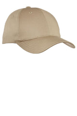 Port Authority ® Fine Twill Cap. C800 - Port Authority C800 Khaki OSFA Hats