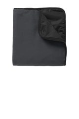 Port Authority ® Fleece & Poly Travel Blanket. TB850 - Port Authority TB850 Lead Grey/ Black OSFA Accessories