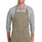 Port Authority ® Full - Length Two - Pocket Bib Apron. A600 - Port Authority A600 Khaki OSFA Aprons