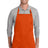 Port Authority ® Full - Length Two - Pocket Bib Apron. A600 - Port Authority A600 Orange OSFA Aprons