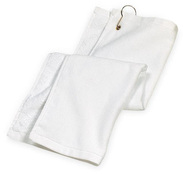 Port Authority ® Grommeted Golf Towel. TW51 - Port Authority TW51 White OSFA Classic Towels