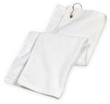 Port Authority ® Grommeted Golf Towel. TW51 - Port Authority TW51 White OSFA Classic Towels