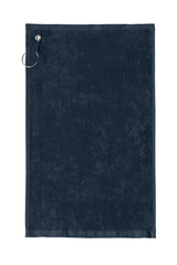 Port Authority ® Grommeted Hemmed Towel PT400 - Port Authority PT400 Navy OSFA Classic Towels