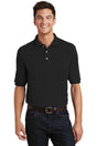 Port Authority ® Heavyweight Cotton Pique Polo with Pocket. K420P - Port Authority K420P Black XS Polos/Knits
