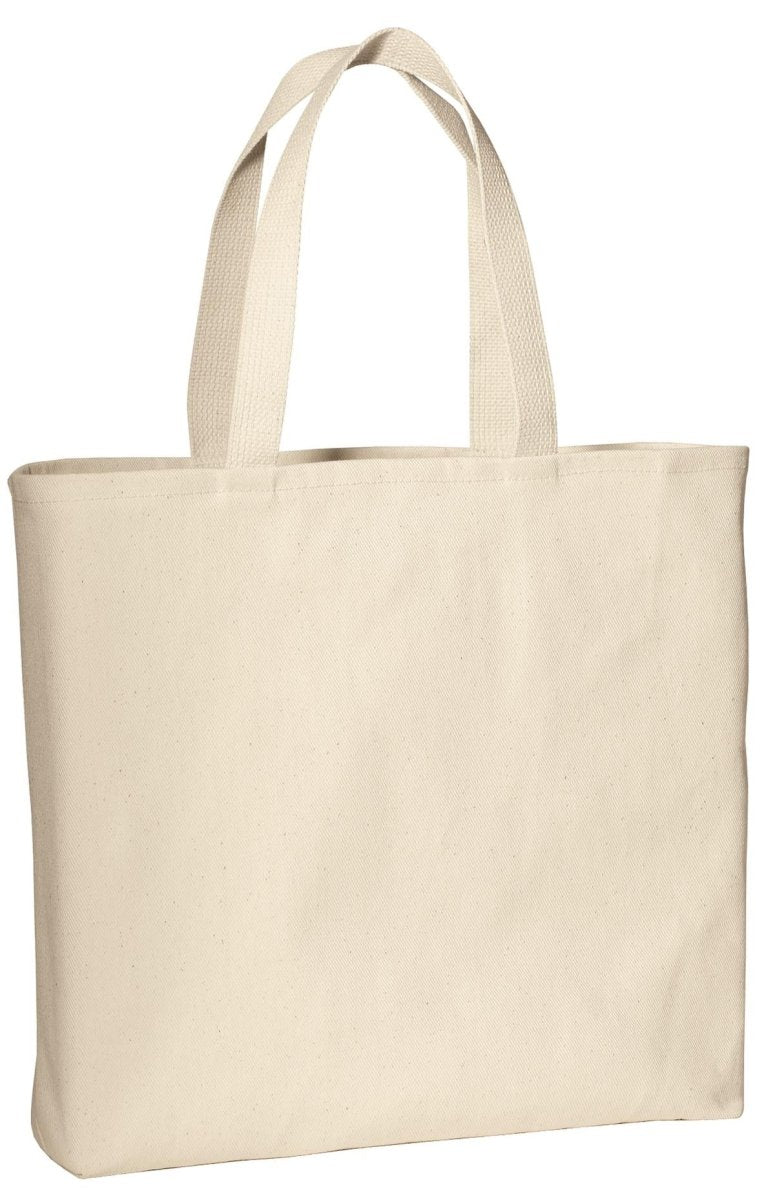 Port Authority ® - Ideal Twill Convention Tote. B050 - Port Authority B050 Natural OSFA Tote Bags