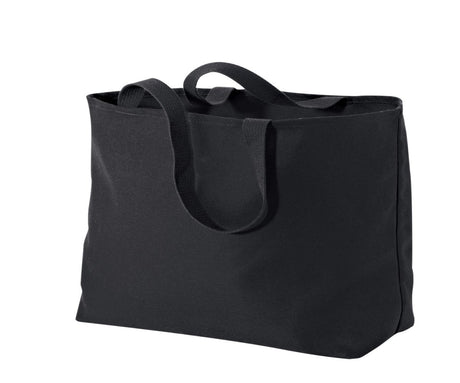 Port Authority ® - Ideal Twill Jumbo Tote. B300 - Port Authority B300 Black OSFA Tote Bags