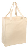 Port Authority ® Ideal Twill Over - the - Shoulder Grocery Tote. B110 - Port Authority B110 Natural OSFA Tote Bags