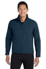 Port Authority J317 Core Soft Shell Jacket - Wholesale Blank Outerwear Dress Blue Navy XS Soft Shell Jackets
