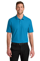 Port Authority K200 Wearever Signature Pique Polo Parcel Blue XS Polos/Knits