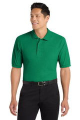 Port Authority K500 Silk Touch Polo – 65/35 Poly Cotton Pique Knit Kelly Green XS Polos/Knits