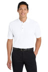 Port Authority K500 Silk Touch Polo – 65/35 Poly Cotton Pique Knit Steel Grey XS Polos/Knits