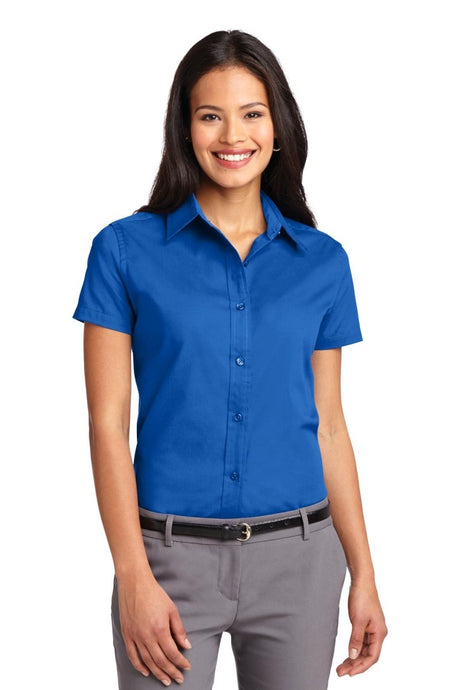 Port Authority L508 Women's Short Sleeve Easy Care Shirt - Port Authority L508 Strong Blue XS Women's