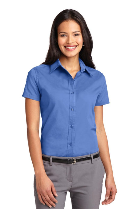 Port Authority L508 Women's Short Sleeve Easy Care Shirt - Port Authority L508 Ultramarine Blue XS Women's