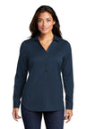 Port Authority ® Ladies City Stretch Tunic LW680 - Port Authority LW680 River Blue Navy XS Women's