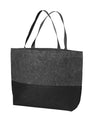 Port Authority ® Large Felt Tote. BG402L - Port Authority BG402L Black/ Felt Charcoal OSFA Tote Bags