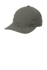 Port Authority ® Leather Strap Cap C963 - Port Authority C963 Deep Smoke OSFA Hats