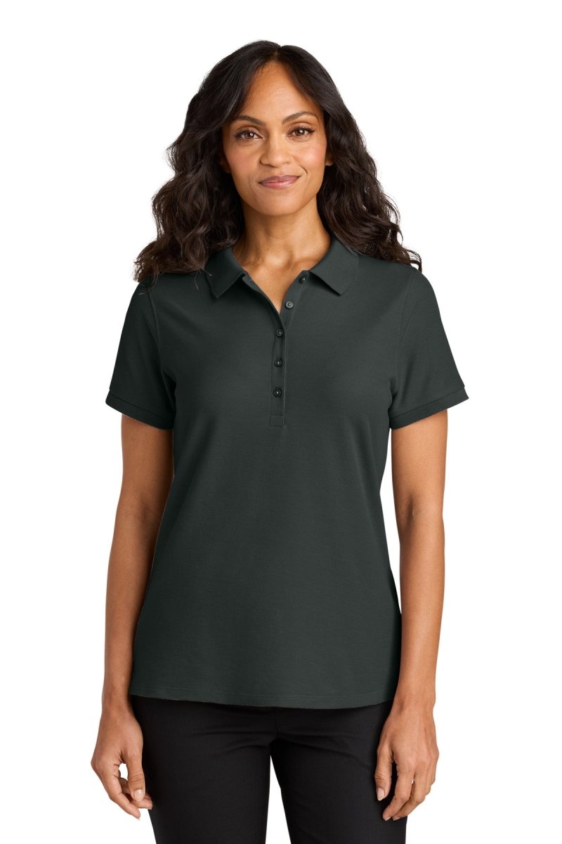 Port Authority LK200 Women's Wearever Signature Pique Polo Grey Smoke XS Polos/Knits