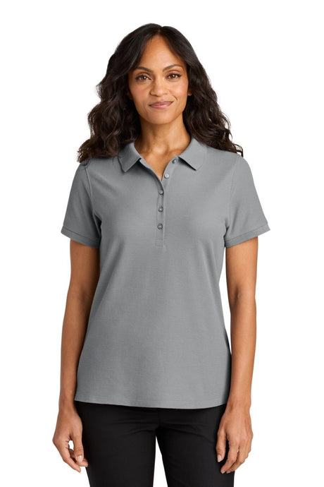 Port Authority LK200 Women's Wearever Signature Pique Polo Gusty Grey XS Polos/Knits