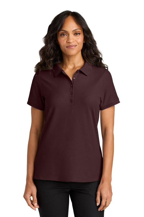 Port Authority LK200 Women's Wearever Signature Pique Polo Maroon XS Polos/Knits