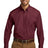 Port Authority ® Long Sleeve Carefree Poplin Shirt. W100 - Port Authority W100 Burgundy XS Woven Shirts