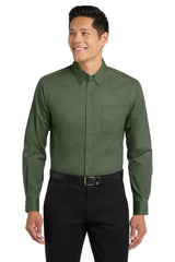 Port Authority ® Long Sleeve Easy Care Shirt S608 - Port Authority S608 Clover Green XS Woven Shirts
