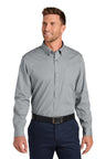 Port Authority ® Long Sleeve Nailhead Easy Care Shirt W816 - Port Authority W816 Gusty Grey XS Woven Shirts