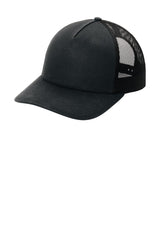 Port Authority ® Low - Profile Snapback 5 - Panel Trucker Cap C115LP - Port Authority C115LP Black/ Black OSFA Hats