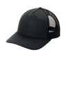 Port Authority ® Low - Profile Snapback 5 - Panel Trucker Cap C115LP - Port Authority C115LP Black/ Black OSFA Hats