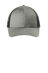 Port Authority ® Low - Profile Snapback Trucker Cap. C112LP - Port Authority C112LP Heather Grey/ Black OSFA Hats