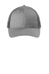Port Authority ® Low - Profile Snapback Trucker Cap. C112LP - Port Authority C112LP Heather Grey/ Grey Steel OSFA Hats