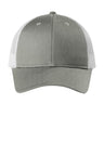 Port Authority ® Low - Profile Snapback Trucker Cap. C112LP - Port Authority C112LP Heather Grey/ White OSFA Hats