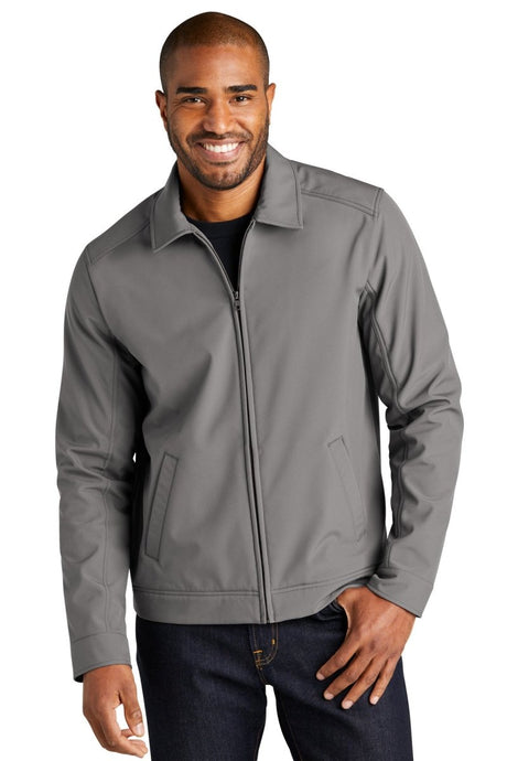 Port Authority ® Mechanic Soft Shell Jacket J417 - Port Authority J417 Deep Smoke XS Soft Shell Jackets