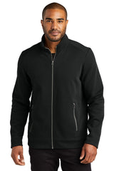 Port Authority ® Network Fleece Jacket F422 - Port Authority F422 Deep Black XS Jacket