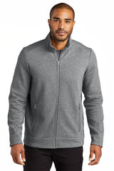Port Authority ® Network Fleece Jacket F422 - Port Authority F422 Grey Heather XS Jacket
