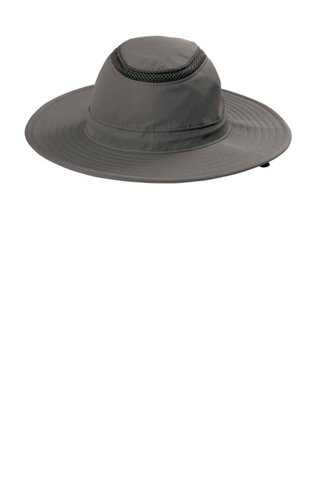 Port Authority ® Outdoor Ventilated Wide Brim Hat C947 - Port Authority C947 Sterling Grey L/XL Hats