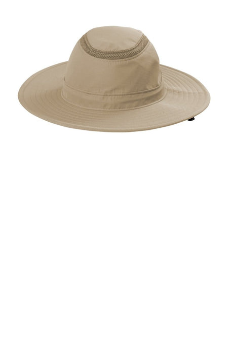 Port Authority ® Outdoor Ventilated Wide Brim Hat C947 - Port Authority C947 Stone L/XL Hats