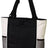 Port Authority ® Panel Tote. B5160 - Port Authority B5160 Black/ Stone OSFA Tote Bags