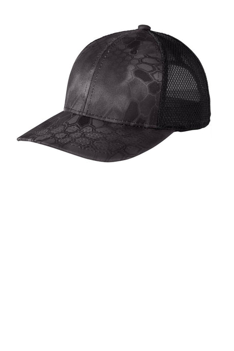 Port Authority ® Performance Camouflage Mesh Back Snapback Cap C892 - Port Authority C892 Kryptek Typhoon/ Black OSFA Hats