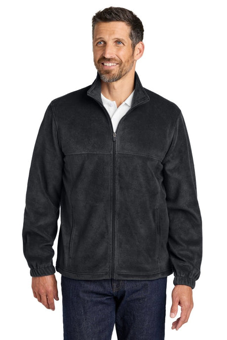Port Authority ® Plush Fleece Full - Zip Jacket F190 - Port Authority F190 Black XS Outerwear