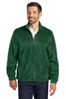 Port Authority ® Plush Fleece Full - Zip Jacket F190 - Port Authority F190 Dark Green XS Outerwear