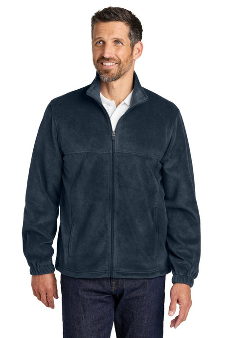 Port Authority ® Plush Fleece Full - Zip Jacket F190 - Port Authority F190 Night Navy XS Outerwear