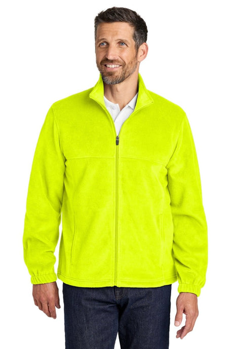 Port Authority ® Plush Fleece Full - Zip Jacket F190 - Port Authority F190 S. Yellow XS Outerwear