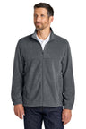 Port Authority ® Plush Fleece Full - Zip Jacket F190 - Port Authority F190 Storm Grey Heather XS Outerwear