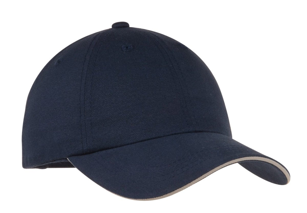 Port Authority ® Reflective Sandwich Bill Cap. C832 - Port Authority C832 Navy/ Reflective OSFA Hats