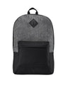 Port Authority ® Retro Backpack BG7150 - Port Authority BG7150 Heather Grey/ Black OSFA Backpacks
