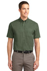 Port Authority S508 Short Sleeve Easy Care Shirt – Wholesale Woven Dress Shirts Clover Green XS Woven Shirts