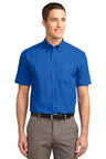 Port Authority S508 Short Sleeve Easy Care Shirt – Wholesale Woven Dress Shirts Strong Blue XS Woven Shirts