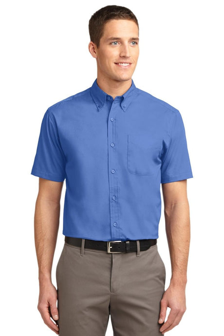 Port Authority S508 Short Sleeve Easy Care Shirt – Wholesale Woven Dress Shirts Ultramarine Blue XS Woven Shirts
